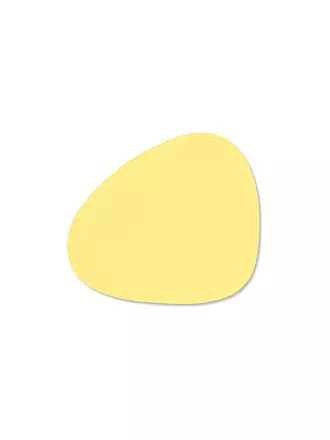 LIND DNA | Glasuntersetzer 11x13cm CURVE Nupo Oval Yellow | 